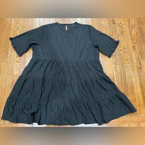 Boohoo Black Long-Sleeve Top